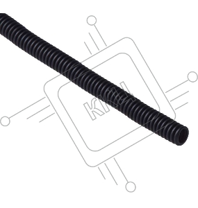Труба гофрированная ПНД d16мм легкая с зондом черн. (уп.20м) Рувинил 21601(20)