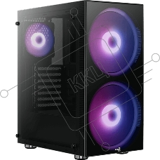 Компьютерный корпус Aerocool  / Formula / Formula Python (3xUSB, 2xAudio, 0.5 мм,2x200 мм FAN, прозрачная стенка-закаленное стекло, ATX, без БП)