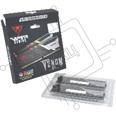 Оперативная память Patriot Viper Venom, DDR5, 64GB (2x32GB), 5600MHz, CL40, с радиаторами, RGB, черный