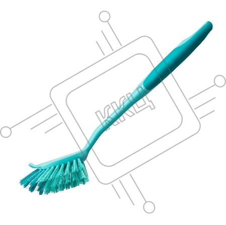 Щетка для посуды квадратная 68х37х275 мм, двухкомпонентная рукоятка// Elfe