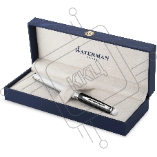 Ручка перьевая Waterman Hemisphere Colour Blocking (2202843) черн/белый F сталь нержавеющая подар.кор.