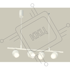 Светильник Ambrella light XB9001550/4 SWH/FR/CL белый песок/белый матовый/прозрачный MR16 GU5.3 (С9001, С1101, N7160)