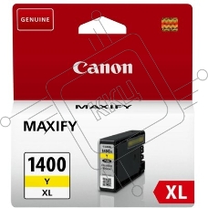 Картридж струйный CANON PGI-1400XL желтый (935 стр. 12 мл) для Canon MAXIFY МВ2040/2340/2740