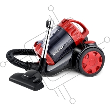 Пылесос Centek CT-2528 Red красный/черный, 350/2000 Вт, уборка сухая, пылесборник циклонный фильтр, 1.5 л