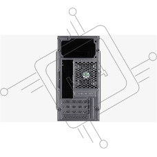 Компьютерный корпус Aerocool / Formula Cs-108-S-BK-v1 (mATX, без БП, USB3.0 x1, USB2.0 x1, 8cm black fan x1)