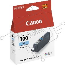Картридж струйный Canon PFI-300 PC EUR/OCN голубой (625 стр.) для Canon imagePROGRAF PRO-300