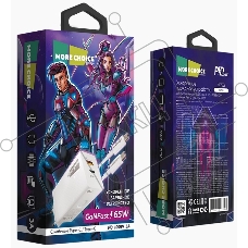 Зарядное устройство СЗУ для быстрого заряда 2USB 3.0A QC 3.0 + PD 60W  More choice NC76Sа белый