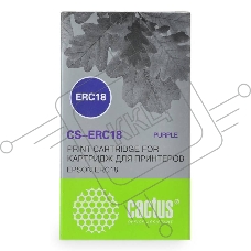 Картридж матричный Cactus CS-ERC18 фиолетовый 12.7мм, 12м для Epson ERC 18/Samsung ER4615-R