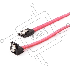 Кабель интерфейсный SATA Cablexpert CC-SATAM-DATA90, 50см, угловой разъем, 7pin/7pin, защелка, пакет