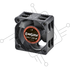Вентилятор для корпуса ExeGate EX04020S3P черный, 40 мм, 6500 об/мин, 28 дБ, 3 pin