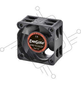 Exegate EX281211RUS Вентилятор ExeGate Mirage-S 40x40x20 подшипник скольжения, 5500 RPM, 23dB, 3pin