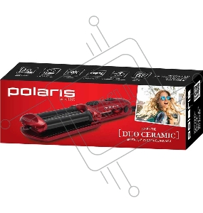Щипцы для завивки POLARIS PHS4080MK красный/черный 