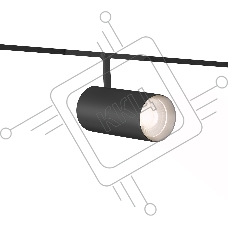 Трековый акцентный светильник Ambrella light GL4425 BK черный IP20 15W 3CCT 3000-6000K SMART 48V 24° D55*120