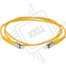 Патч-корд Lanmaster TWT-FC-FC/SU-5.0 1x9/125 OS2 FC-FC 5м ПВХ желтый