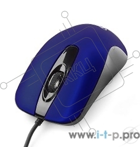Мышь Gembird MOP-400-B, темно-синий, USB, 1000DPI