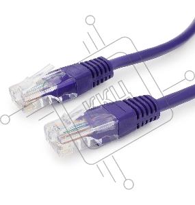 Патч-корд UTP Cablexpert PP12-1.5M/V кат.5e, 1.5 м, литой, многожильный (фиолетовый)