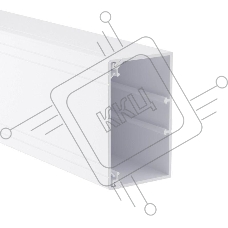 Короб Dkc 01786 TA-GN 100 x 60 с крышкой с направляющими для установки разделителей ( 2 метра)
