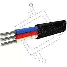 Кабель АВВГ 3х6 плоский Ч (бухта) (м) Альгиз К ФР-00000425