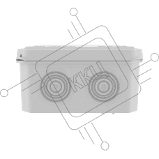 Коробка распр. ОП 100х100х50 (6 каб.ввод.) IP55 ДКС 53800
