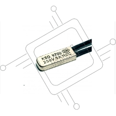 Термостат биметаллический KSD9700 5А/110 С нормально разомкнутый