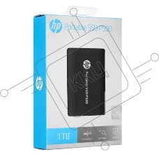 Портативный твердотельный накопитель HP P500, USB 3.1 gen.2 / USB Type-C / USB Type-A, OTG, 1 Тб, R350/W210,черный