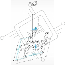Кронштейн для телевизора Holder PR-101-W белый 32