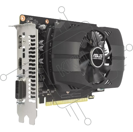 Видеокарта ASUS PH-GTX1630-4G-EVO  PCI-E 3.0 4Gb GDDR6, 64 bit, DP, DVI-D, HDMI, GPU 1740MHz