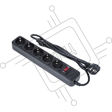 Сетевой фильтр ExeGate EX279181RUS SP-5-10B (5 розеток, 10м, евровилка, черный)