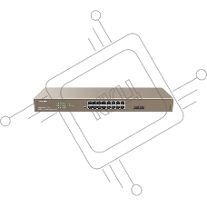 Коммутатор 16GE/2SFP POE MANAGED G3318P-16-250W IP-COM