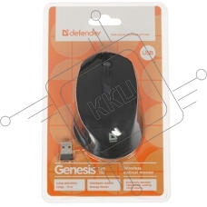 Мышь беспроводная USB OPTICAL WRL GENESIS MM-785 черный 52785 DEFENDER
