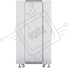 Шкаф телекоммуникационный напольный Cabeus SH-05C-12U60/60 IP20, 12U, 730х600х600 мм (ВхШхГ), дверь: стекло, разборный, серый
