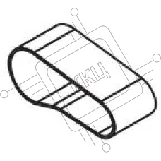 Ремень Kyocera привода для двигателя МФУ, бесконечный, зубчатый с длиной окружности 15,5 см, из резины 303LL07531/30