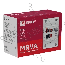 Реле напряжения и тока с дисплеем MRVA 25A EKF PROxima MRVA-25A