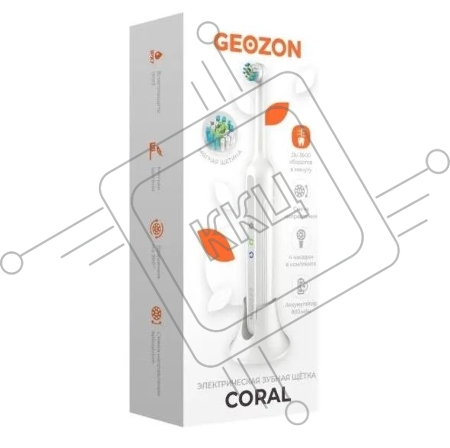 Электрическая зубная щетка GEOZON CORAL G-HL11WHT WHITE