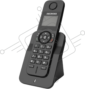 Р/Телефон Dect Decross DC1005 черный АОН