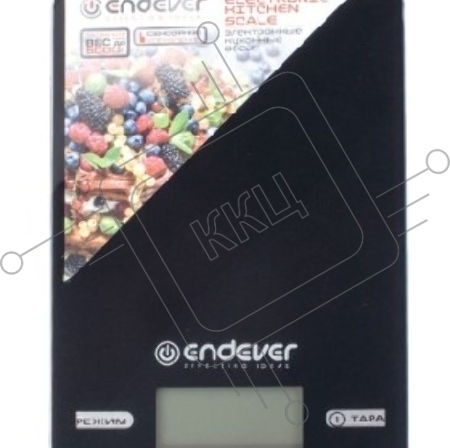 Электронные кухонные весы Endever Skyline KS-527, вес от 2 г до 5 кг. Закаленное стекло повышенной прочности, LCD-дисплей,  авто откл.