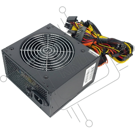 Блок питания Chieftec 500W RTL GPS-500A8 {ATX-12V V.2.3 PSU with 12 cm fan, Active PFC, fficiency >80% with power cord 230V only}