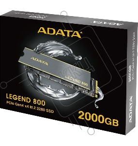 Накопитель SSD ADATA 2TB M.2 2280 ALEG-800-2000GCS