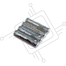 Батарейка GoPower R03 (ААА) SR4 4шт.