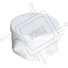 Коробка распр. ОП d75х45 4 выхода 4 гермоввода IP54 крышка защелкивающаяся бел. Epplast 240341