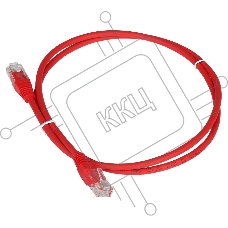 Патч-корд TWT UTP кат.5e, с заливными колпачками, 10.0 м, красный