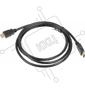 Кабель аудио-видео Behpex HDMI (m)/HDMI (m) 2м. Позолоченные контакты черный