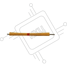 Вал переноса заряда (коротрон) HP LJ Enterprise P3015/M525/ Pro 500 M521 (RM1-6321)