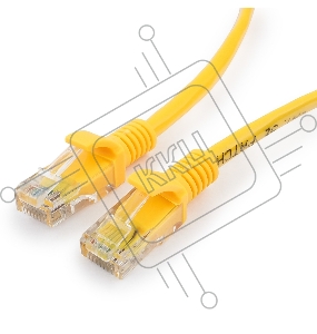 Патч-корд медный UTP Cablexpert PP10-0.25M/Y кат.5e, 0.25 м, литой, многожильный (желтый)