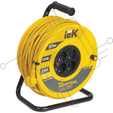 Катушка Iek WKP15-16-04-50 УК50 с т/з 4 места 2 Р + P Е /50м 3х1,5 мм2 