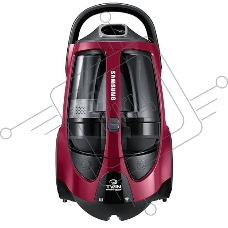 Пылесос Samsung VCC885FH3P красный, 430/2200 Вт, уборка сухая, пылесборник двойная камера 2л