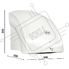 Сушилка для рук Puff 8817 1800Вт белый