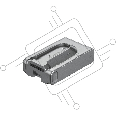 Аккумуляторная батарея для R20 Battery package 1 battery pack without charging box 1 шт. R20