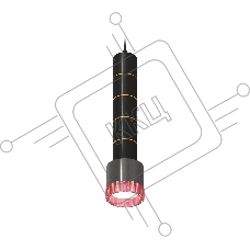 Светильник Ambrella Light XP8115015 DCH/PI черный хром/розовый GX53