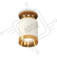 Светильник Ambrella Light XS6301180 SWH/PYG белый песок/золото желтое полированное MR16 GU5.3 (N6905, C6301, N6134)
